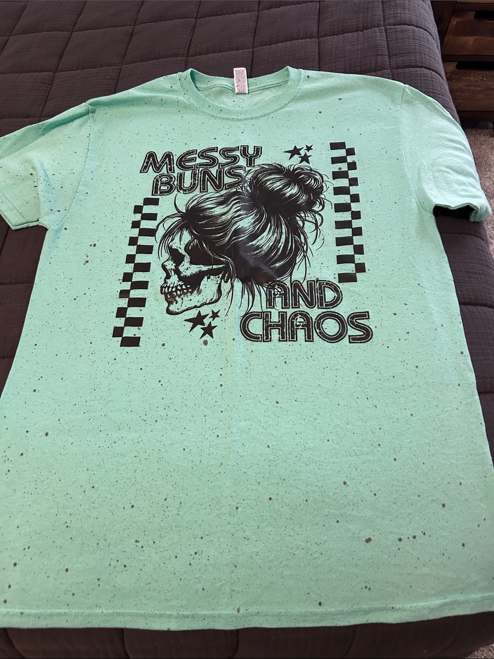 Jerzees Mint Green Speckled Tee